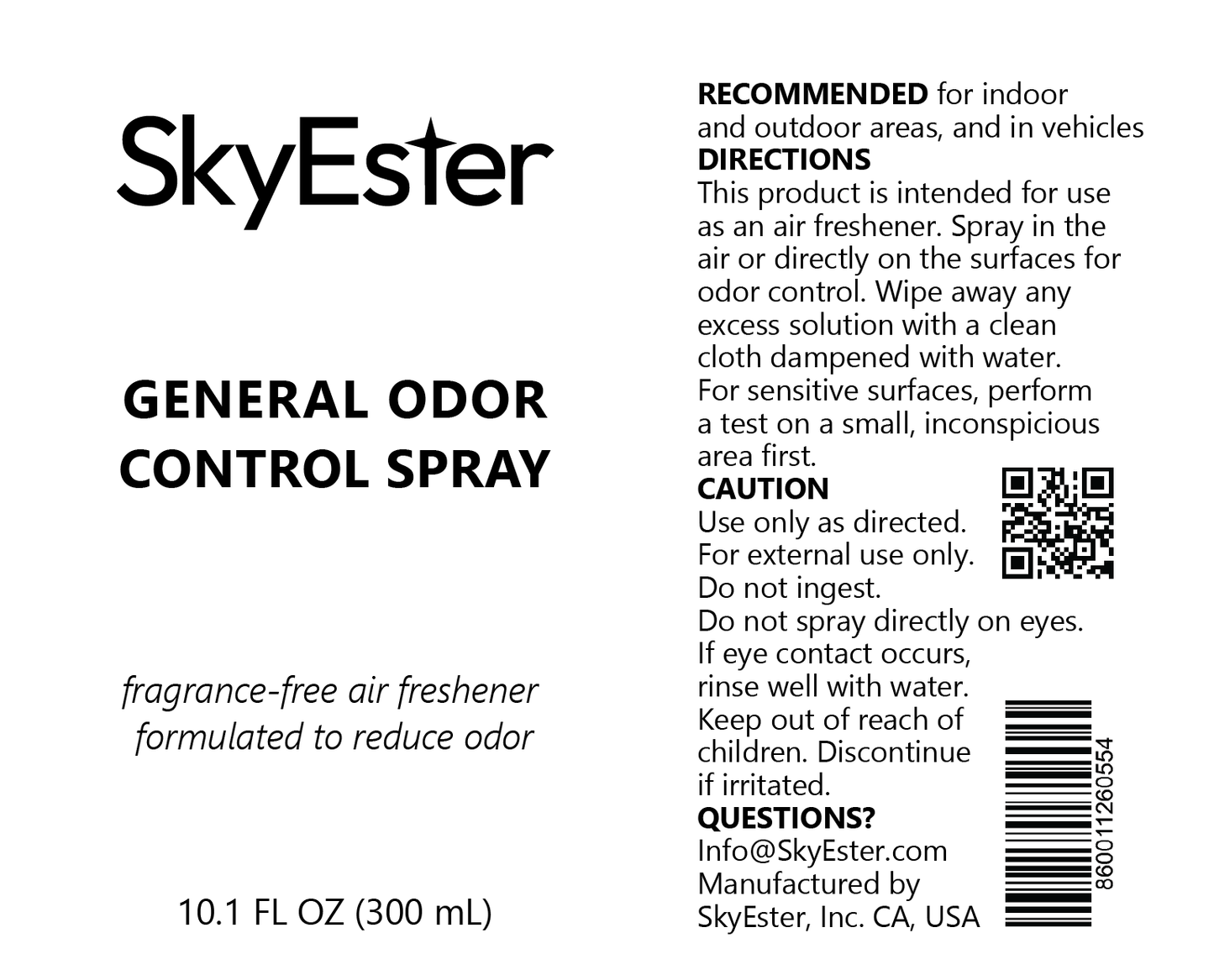 General Odor Control